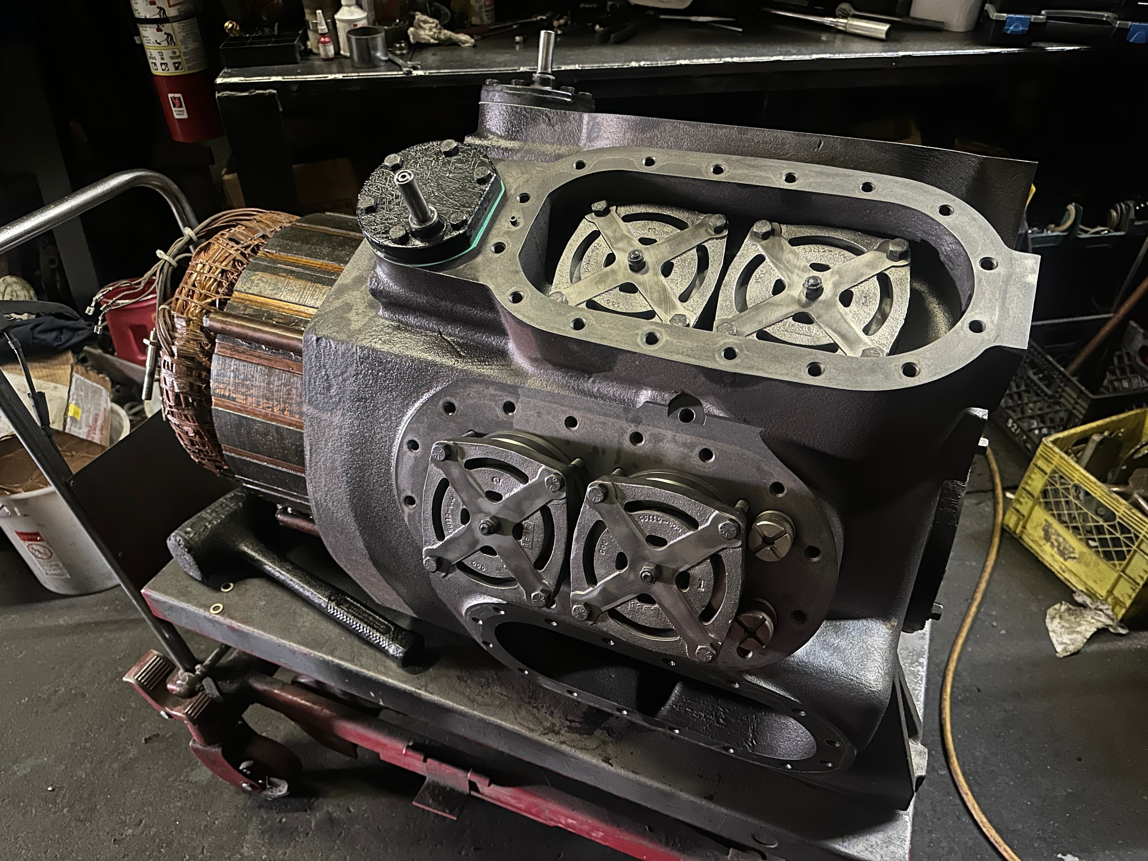 Rewind & Reassembly at the compressor remanufacturing facility